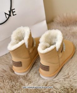 ブーツ | ムートンレディース 靴 スノーシューズ 裏起毛 防寒 内ボア 冬靴 おしゃれ 2022新作 美脚 疲れない 保温 美脚 歩きやすい あったか 可愛い 冬