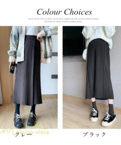 スカート | 妊婦服 マタニティシンプル 秋 冬 コーデ 着痩せ ニット妊婦 産前 産後 大きいサイズ ソフト ウエスト調整 お出かけ 秋 柔らか