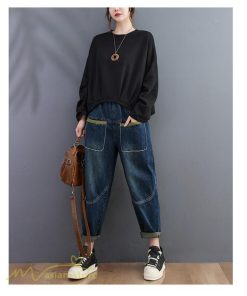 ｔシャツ・カットソー | 長袖Tシャツ レディース 無地 丸首 かじゅある 無地 カットソー ショート 長袖 秋コーデ ゆったり 着痩せ 体型カバー 春 フリーサイズ 新作 秋 シンプル 可愛い