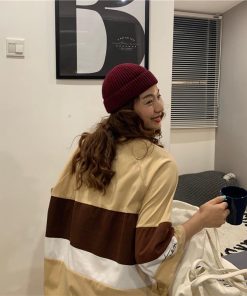 パジャマ ルームウェア | ビッグTシャツ レディーストップス ロングTシャツ ゆったりカジュアル可愛い M L XL XXL ベージュ 黒 ブルー ブラック 2020春夏ロングTシャツ