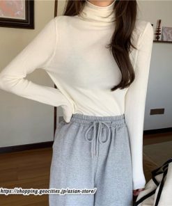 ニット・セーター | カットソー ニット レディース ハイネック 長袖 秋冬 春 トップス スリム ストレッチ インナー 無地 プルオーバー 通学通勤 長袖ニット 着痩せ 長袖カットソー