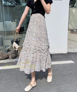 スカート | ロング 秋 花柄 柔らか ボトムス レディース ロングマキシ丈 シンプル 無地 カジュアル 着痩せ コーデ 春 30代 秋20代 40代 50代 夏物 夏