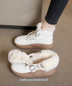 ブーツ | ムートンモカシン 冬靴 レディース 裏起毛 暖かい もこもこ 痛くない 人気 防寒 黒 白 冬 痛くない 歩きやすい 秋 おしゃれ