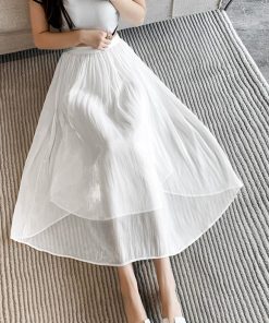 フレアスカート | キャザー ロングスカート