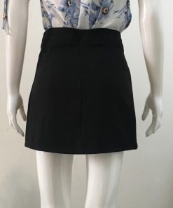 ひざ丈スカート | プリーツスカート インナーパンツ付き サイドプリーツスカート ファスナー付き レディース ミニスカート 春夏 ショート丈