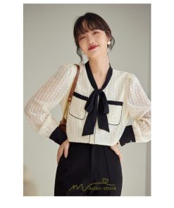 シャツ・ブラウス | ブラウス シャツ レディース 40代 上品 ブラウス きれいめ 通勤 OL ビジネス ゆったり リボン レース 秋服 オフィス キレイめ 20代30代40代50代