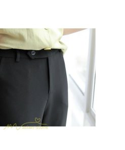 スラックス | ボトムス 夏 レディース 着痩せ 日常感 ゆったり OL ハイウエスト カジュアル ビジネスパンツ オフィス パンツ フォーマル 夏コーデ 9分丈 おしゃれ
