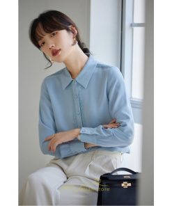 シャツ・ブラウス | ブラウス レディース 長袖 50代 白 シャツ ゆったり トップス きれいめ フォーマル 上品 フェミニン 青 高品質 40代 OL 通勤 フォーマル 20代 30代