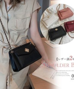 ショルダーバッグ | レザーバッグ 斜めがけ ミニバッグ 小さめ おしゃれ レディース 大人可愛い チェーンバッグ バッグ