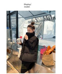 ベスト | ダウンレディース 無地 スタンドネック 中綿きれいめ シンプル 大きいサイズ ノースリーブ 韓国風 20代 50代 秋冬コーデ 40代 30代 大きいサイズ