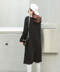 ワンピース | スリットtシャツ レディース ゆったり ロング丈 チュニック ワンピース