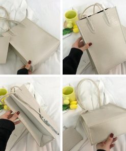 トートバッグ | ポーチ付き クロコダイル柄