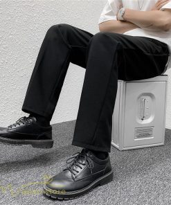 チノパン | パンツ ワイドパンツ メンズ 夏 新作 ファスナー ジッパー ガウチョパンツ ゆったり 体型カバー アンクルパンツ ビジネス 無地 通勤 大きいサイズ オフィス 黒