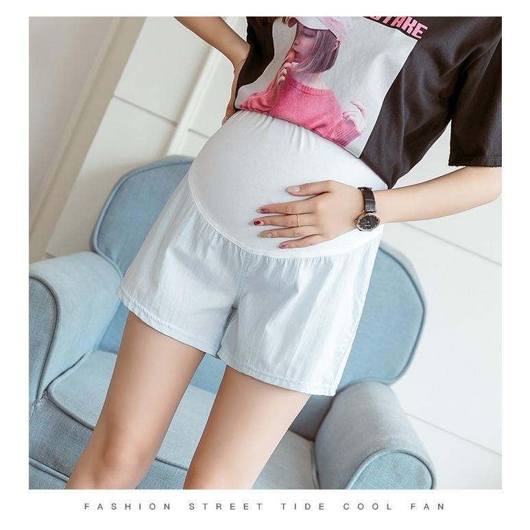 パンツ レギンス | マタニティパンツ コットン綿ショートパンツ ショーパン ボトムス 短ズボン マタニティウェア M L XXL アジャスター ゆったりカジュアル マタニティ服 XL