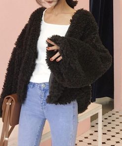 ジャケット・ブルゾン | ボアジャケットレディースふんわりブルゾン