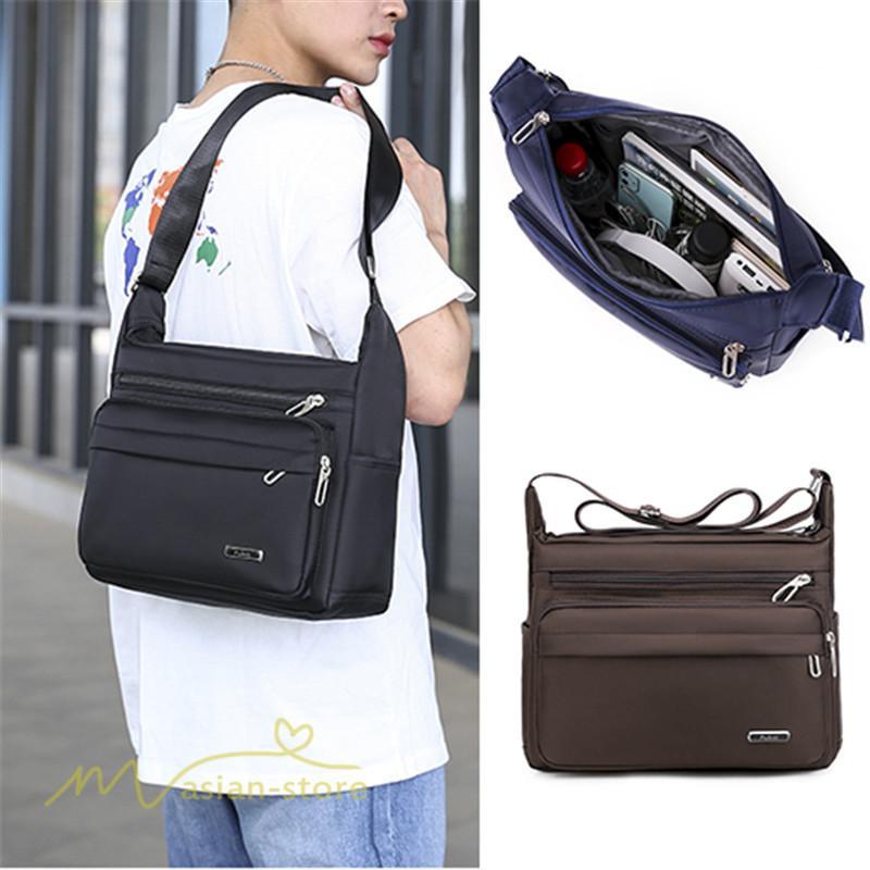 メンズバッグ | ショルダーバッグ メンズ メッセンジャーバッグ カジュアルバッグ バック ビジネスバッグ 斜めがけバッグ メンズファッション 撥水加工 大容量 通勤通学