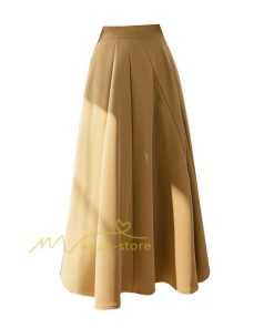 スカート | ハイウエスト ロングレトロ Aライン女性 マキシ丈ボトムス 春秋 夏 お洒落 カジュアル 2022 エレガント 20代30代40代 通勤