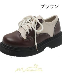 ローファー | レディース 靴 スニーカー 厚底 レースアップシューズ シューズ 歩きやすい 美脚 キレイめ カジュアル 編み上げ おしゃれ 10代20代30代40代