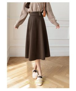 スカート | フレアレディース 秋 冬 秋冬 ミモレ丈 ロング丈 あったか Aライン 通勤 通勤 大人上品 20代30代40代50代 知的 フォーマル 綺麗