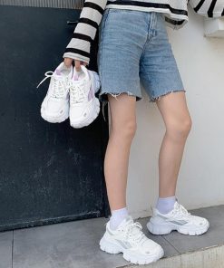 シューズ | 厚底 ダッドスニーカー レディース