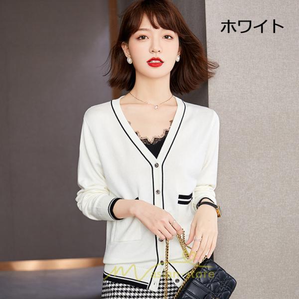 ニット・セーター | カーディガン レディース ニット 春 秋 長袖 トップス 50代 40代 30代 20代 可愛い カジュアル おしゃれ キレイめ お出かけ あったか ポケット 着痩せ