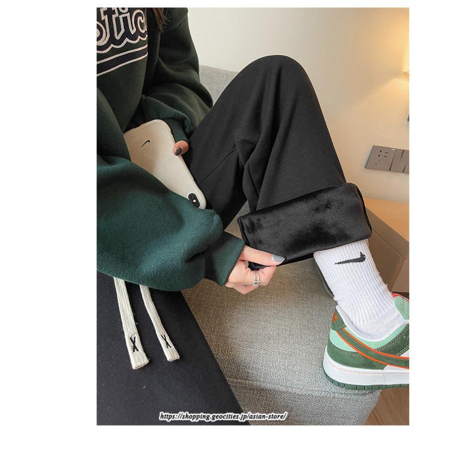 ワイドパンツ | スウェットパンツ レディース パンツ 裏起毛 ズボン ロングパンツ 秋 冬 カジュアル 無地 ウエストゴム 楽ちん ルームウェア シンプル 綿 コットン 動きやすい