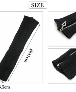 その他小物 | ニットレッグウォーマー ジップつき韓国風