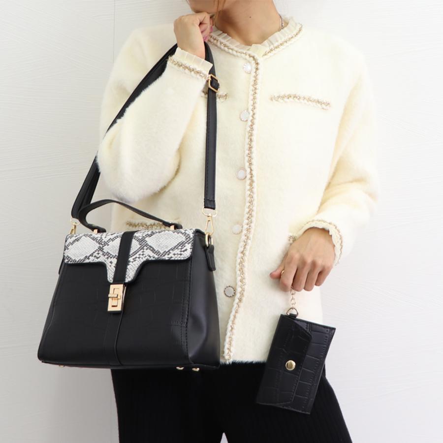 ハンドバッグ | レディース クロコ柄バッグ