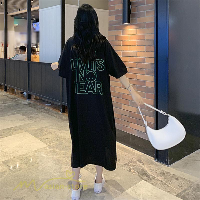 ワンピース | ゆるマタニティウェア レディース 着痩せ 夏 上品 妊婦服 大きいサイズ 体型カバー ゆったり ひざ下丈 マタニティ送料無料