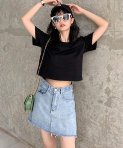 Tシャツ・カットソー | Tシャツ レディース 半袖 ショート丈 夏