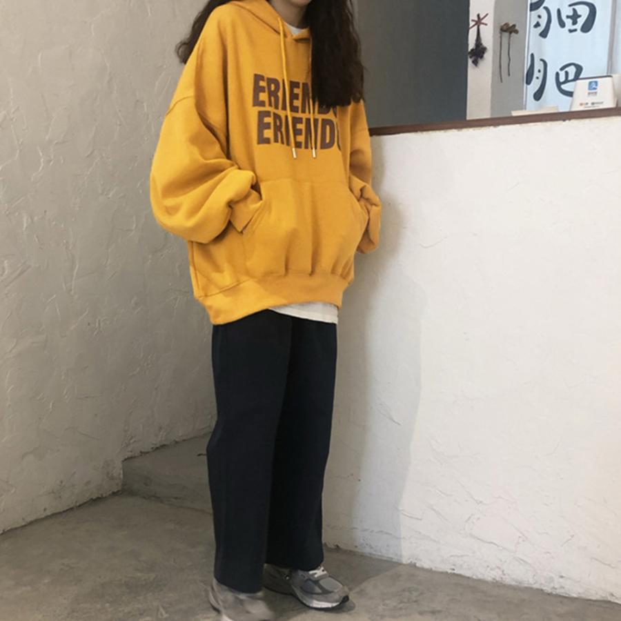 パーカ | パーカー レディース裏起毛ロゴスウェット