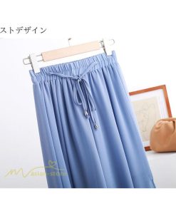 ワイドパンツ | キュロットスカート レディース 春夏新作 九分丈無地 ハイウエスト 体型カバーズボン 30代 40代 50代 ボトムス 通勤 着痩せ オシャレ