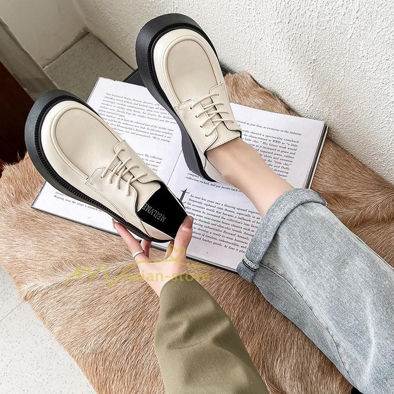 ローファー | レディース 痛くない ローヒール 楽 大人 黒 ブラック 柔らかい 歩きやすい レースアップ カジュアル 通勤通学 20代30代40代 レザー調 履きやすい