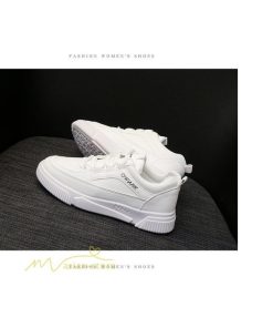 スニーカー | 厚底レディース 靴 ローカット 厚底 おしゃれ レースアップ シューズ シンプル カジュアル スポーツ 普段着 ホワイト 上品