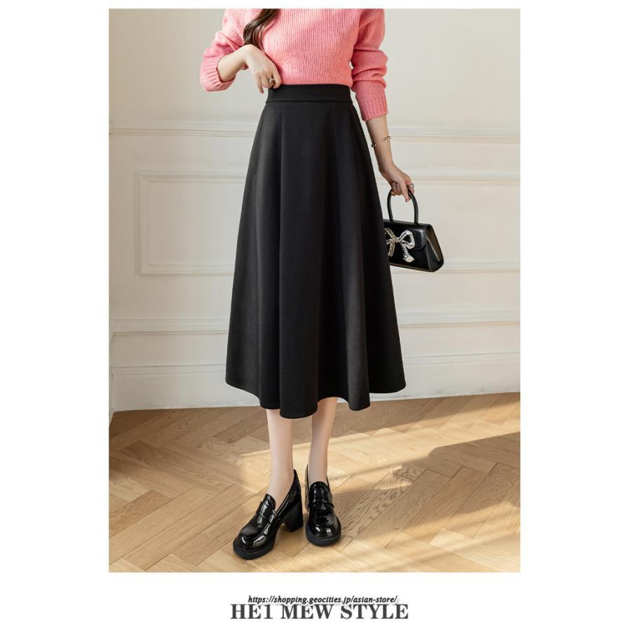 スカート | ロング秋 冬 レディース ボトムス ロング Aライン防寒 あったか 冬 暖か あたたか 秋冬 厚手 40代 30代 ラシャ 送料無料 50代
