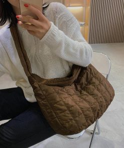 トートバッグ | キルトショルダーバッグダウン風レディース