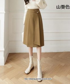 スカート | ミモレ丈ひざ丈レディース 無地 きれいめ 30代 40代 50代 着やせ 上品 通勤 通学 ラシャ 通勤 キレイめ 2022新作 暖か 秋冬