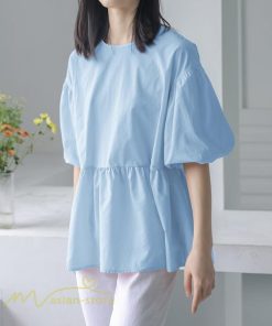 tシャツ・カットソー | Tシャツ レディース トップス サマー 半袖 無地 ゆったり ゆったり 可愛い フェイク 春物 夏服 カットソー 20代30代40代 ブラウス 薄手 体型カバー シンプル