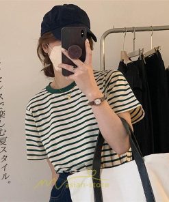 シャツ・ブラウス | ブラウス 半袖 Tシャツ レディース 夏物 ボーダー トップス おしゃれ 可愛い ゆったり 20代 30代 大人 40代 日常 体型カバー お出かけ カジュアル 着痩せ 50代
