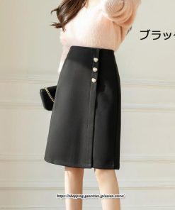 スカート | ミモレ丈ひざ丈レディース 無地 きれいめ 30代 40代 50代 着やせ 上品 通勤 通学 ラシャ キレイめ 2022新作 ハイウエスト 暖か 秋冬