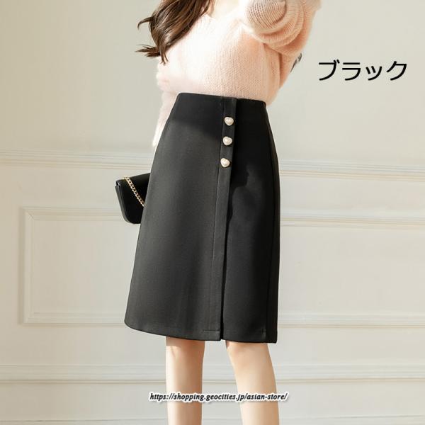 スカート | ミモレ丈ひざ丈レディース 無地 きれいめ 30代 40代 50代 着やせ 上品 通勤 通学 ラシャ キレイめ 2022新作 ハイウエスト 暖か 秋冬