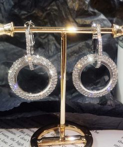 その他アクセサリー | キラキラピアス 痛くない ビジュー レディース リングピアス 華奢 サークルピアス