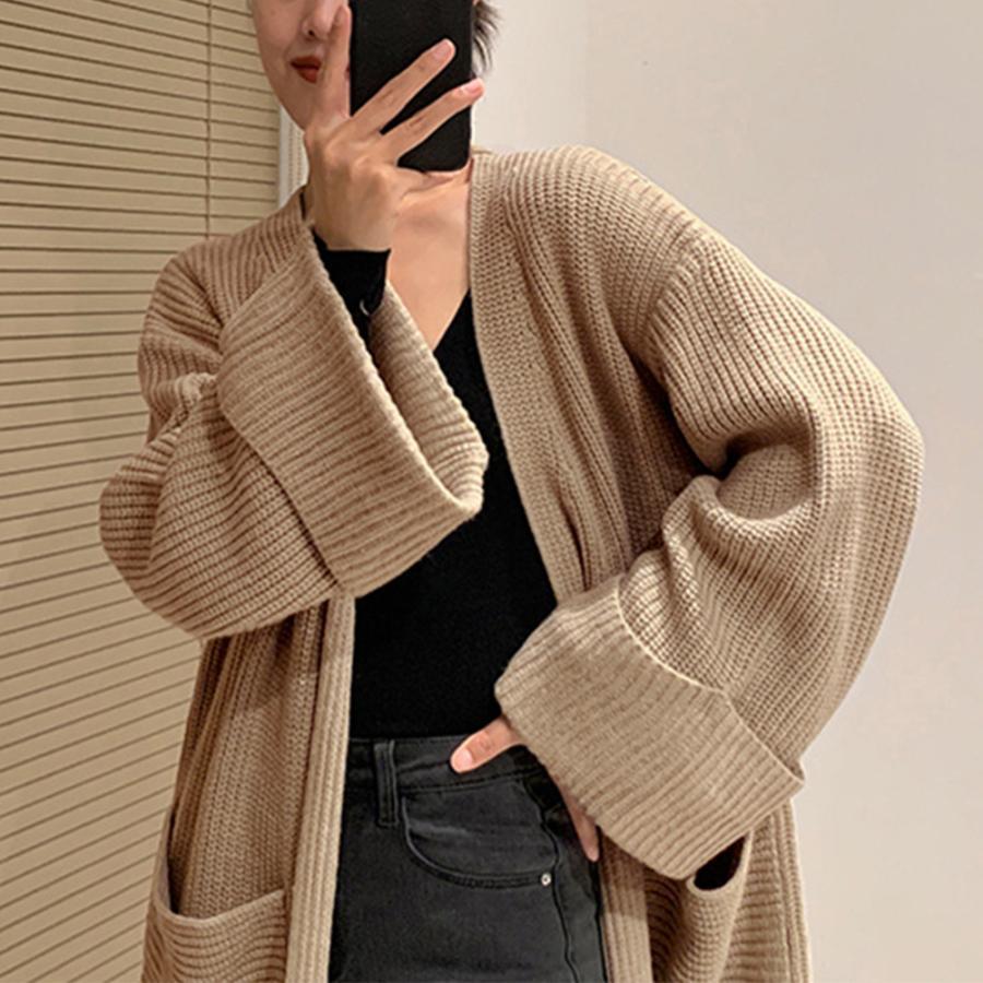 カーディガン | ロング ニットレディース