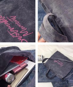 ショルダーバッグ | キャンバスバッグ レディース 刺しゅう 2way 大容量 トートバッグ