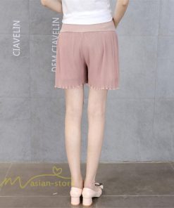 ショートパンツ | パンツ マタニティパンツ ハットパンツ マタニティウェア 可愛い ショート丈 夏 サマーパンツ 着痩せ マタニティウェア ソフト ウエスト調整 上品 ゆったり