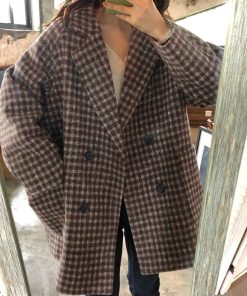 ジャケット・ブルゾン | テーラードジャケット チェック柄 コート
