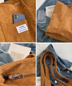 トートバッグ | コーデュロイ 大容量カバン