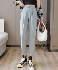 チノ・テーパード・ジョガー・スキニーパン | テーパードパンツ レディース ボトムス パンツ 麻綿風 チノパン 涼しい 接触冷感 ウエストゴム 夏パンツ 九分丈 春夏秋 可愛い 20代30代 無地 スリム 40代 大人