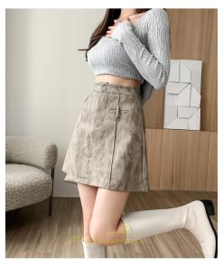 スカート | ミニレザーレディース タイト 秋 冬 ヒョウ柄 Aライン ハイウエスト おしゃれ 新作 可愛い フェイクレザー 着痩せ オシャレ