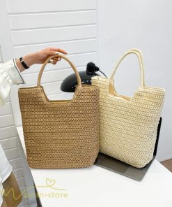 女性用バッグ | カゴバッグ ハンドバッグ ストローバッグ トートバッグ 夏バッグ 手持ち 大きめ 高級感 可愛い おしゃれ かごバッグ 夏 軽量 大容量 手提げ